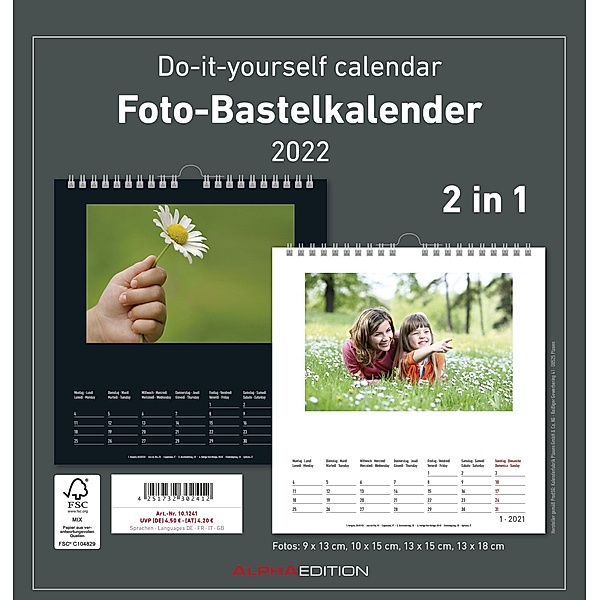 Foto-Bastelkalender 2022