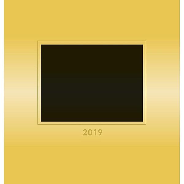 Foto-Bastelkalender gold 2019, ALPHA EDITION