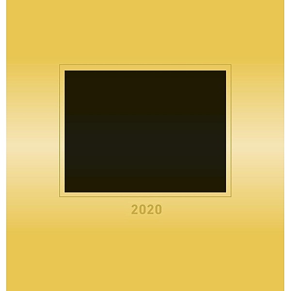 Foto-Bastelkalender gold 2020, ALPHA EDITION