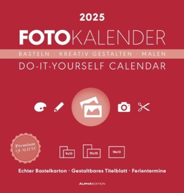 foto-bastelkalender-rot-2025-do-it-yourself-calendar-21x22-cm-datiert-kreativkalender