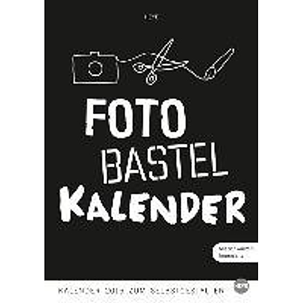 Foto-Bastelkalender, schwarz A4 2015