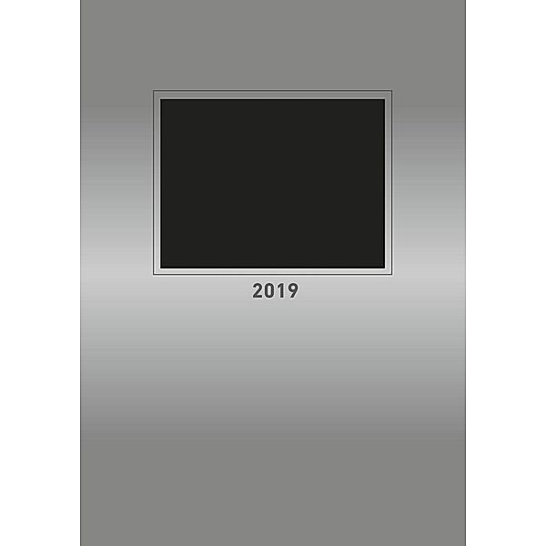 Foto-Bastelkalender silber 2019, ALPHA EDITION