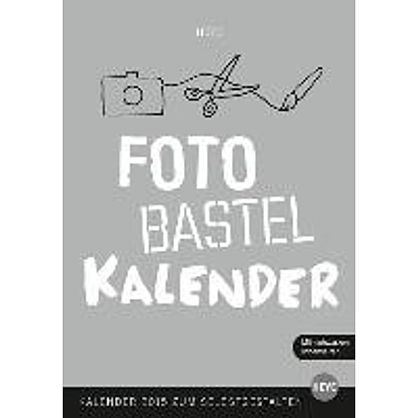 Foto-Bastelkalender, silber A5 2015