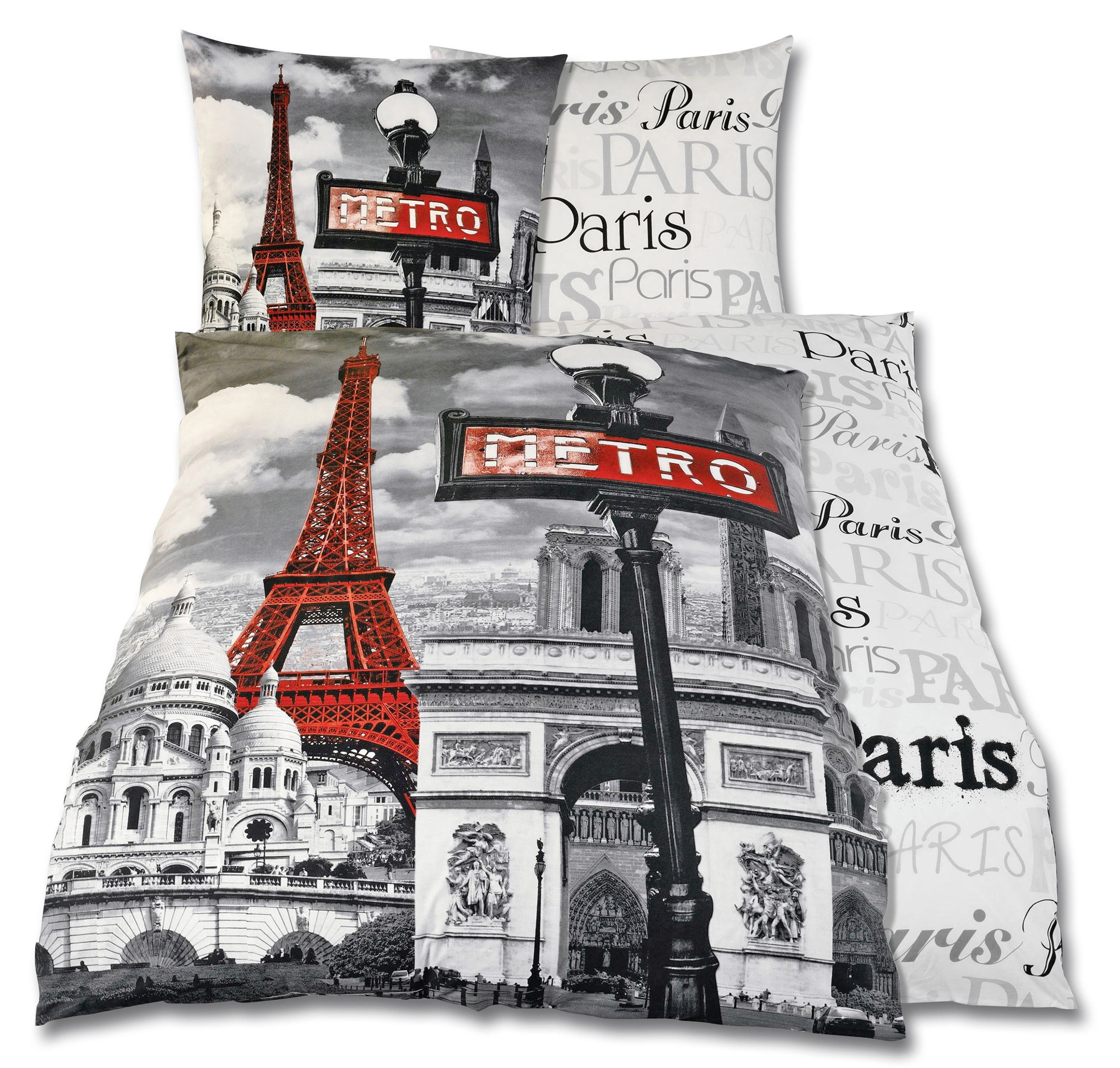 Foto-Bettwäsche Paris Motiv: Paris bestellen | Weltbild.de