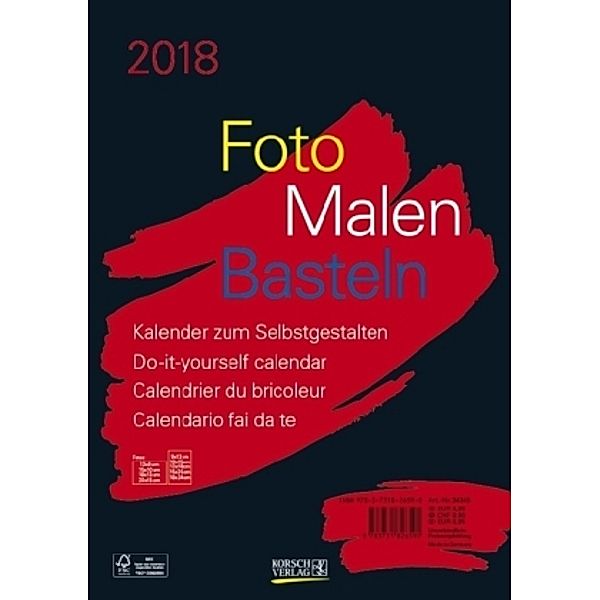 Foto-Malen-Basteln A4 schwarz 2018