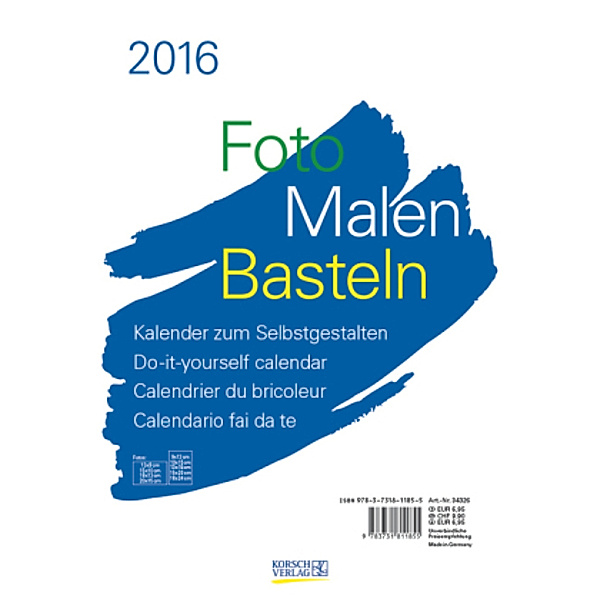 Foto-Malen-Basteln A4 weiß 2016