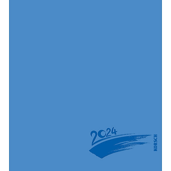 Foto-Malen-Basteln Bastelkalender blau 2024