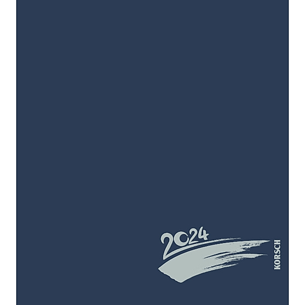 Foto-Malen-Basteln Bastelkalender dunkelblau 2024