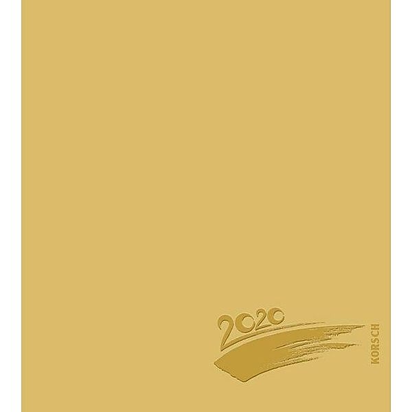 Foto-Malen-Basteln Bastelkalender gold 2020