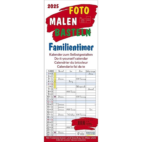 Foto-Malen-Basteln Familientimer 2025