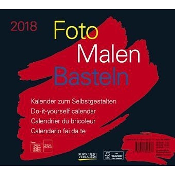 Foto-Malen-Basteln quer schwarz 2018