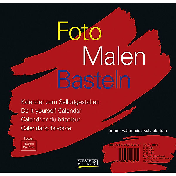 Foto, Malen, Basteln, schwarzer Karton (16 x 15,5 cm)