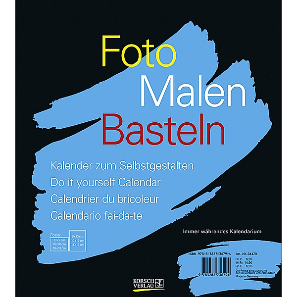 Foto, Malen, Basteln, schwarzer Karton (24 x 21,5 cm)
