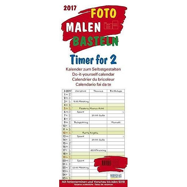 Foto-Malen-Basteln Timer for 2 2017