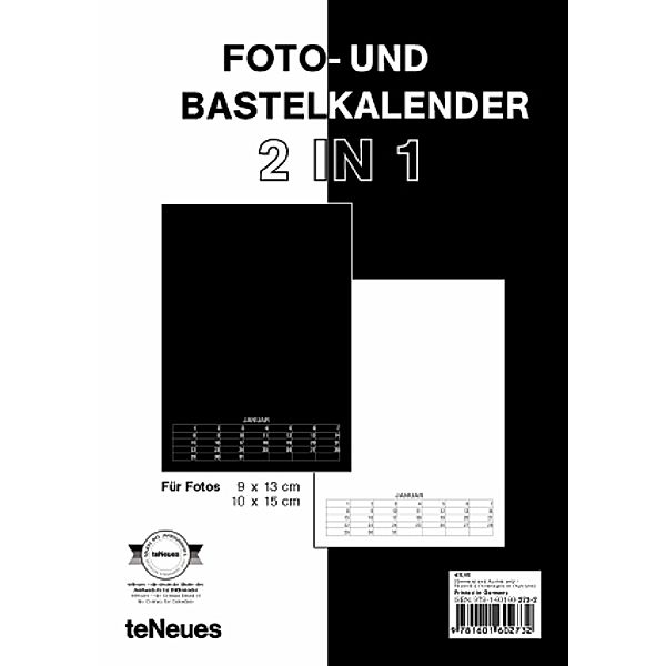 Foto- und Bastelkalender 2 IN 1 (24 x 17 cm)