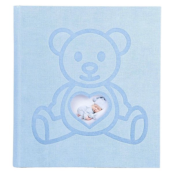 Fotoalbum TEDDY 29x32 cm, 60 Seiten weiss, Einband Teddybär