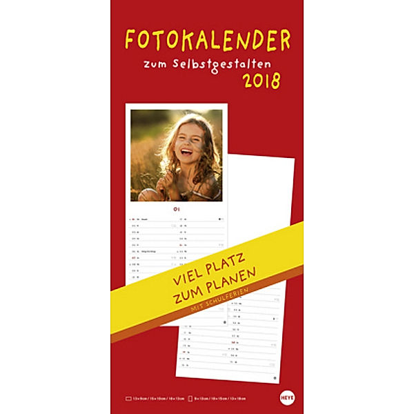 Fotokalender zum Selbstgestalten 2018