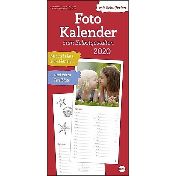 Fotokalender zum Selbstgestalten 2020