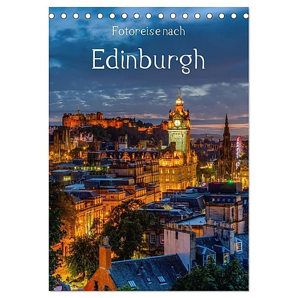 Fotoreise nach Edinburgh (Tischkalender 2024 DIN A5 hoch), CALVENDO Monatskalender, Christian Müller