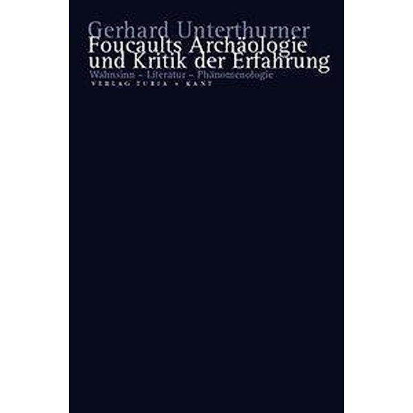Foucaults Archäologie und Kritik der Erfahrung, Gerhard Unterthurner