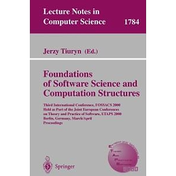 Foundation of Software Science and Computation Structures / Lecture Notes in Computer Science Bd.1784