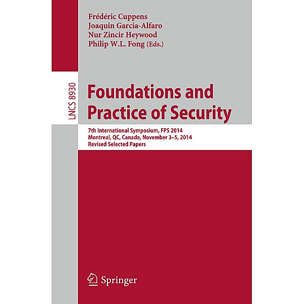 Foundations and Practice of Security