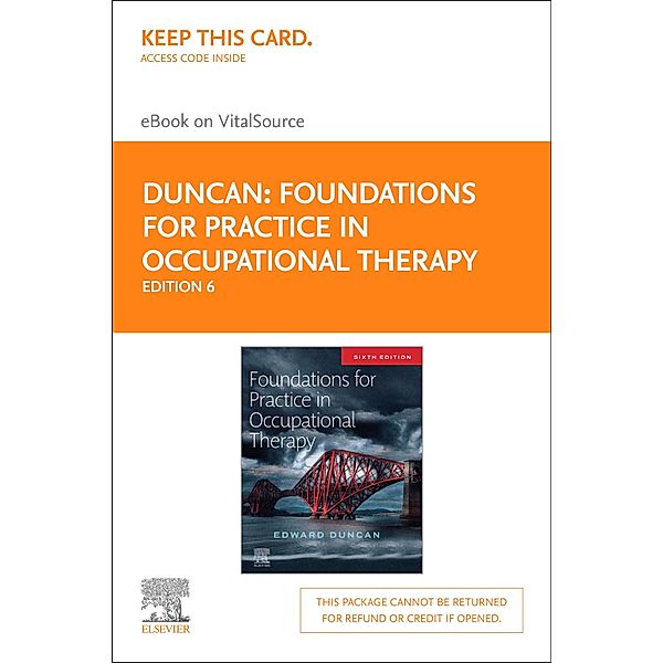 Foundations for Practice in Occupational Therapy E-BOOK, Edward A. S. Duncan