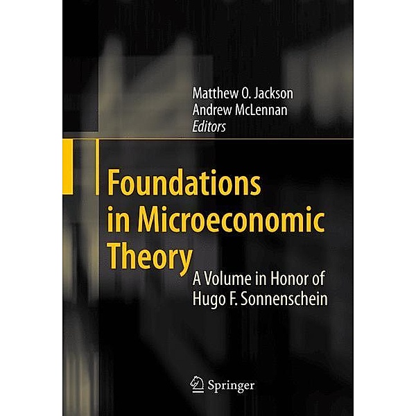 Foundations in Microeconomic Theory