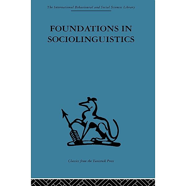 Foundations in Sociolinguistics