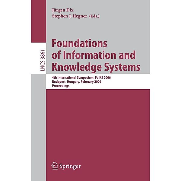 Foundations/Inform./Knowledge Systems