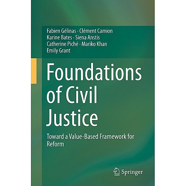 Foundations of Civil Justice, Fabien Gélinas, Clément Camion, Karine Bates, Siena Anstis, Catherine Piché, Mariko Khan, Emily Grant