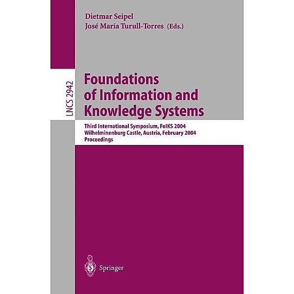 Foundations of Information and Knowledge Systems