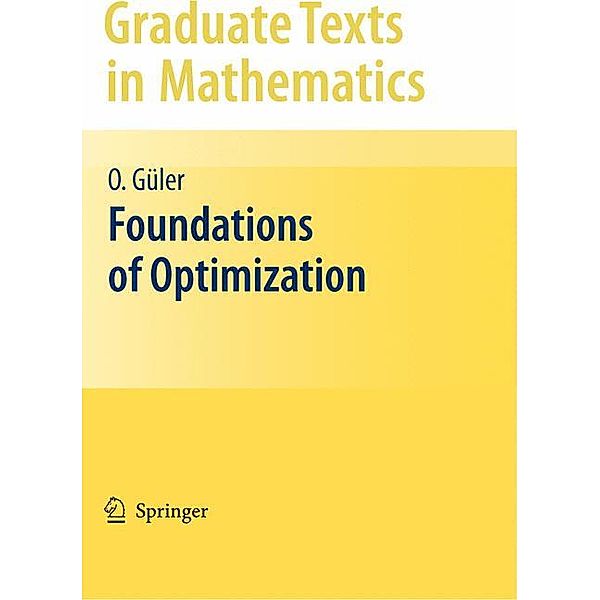 Foundations of Optimization, Osman Güler