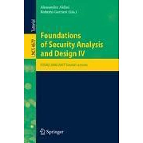 Foundations of Security Analysis and Design