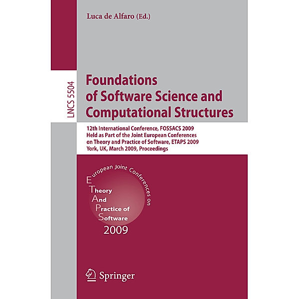 Foundations of Software Science and Computational Structures