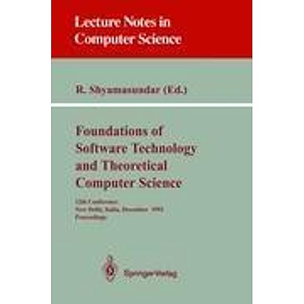 Foundations of Software Technology and Theoretical Computer Science