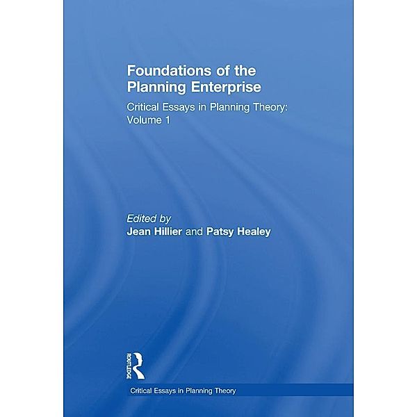 Foundations of the Planning Enterprise, Patsy Healey