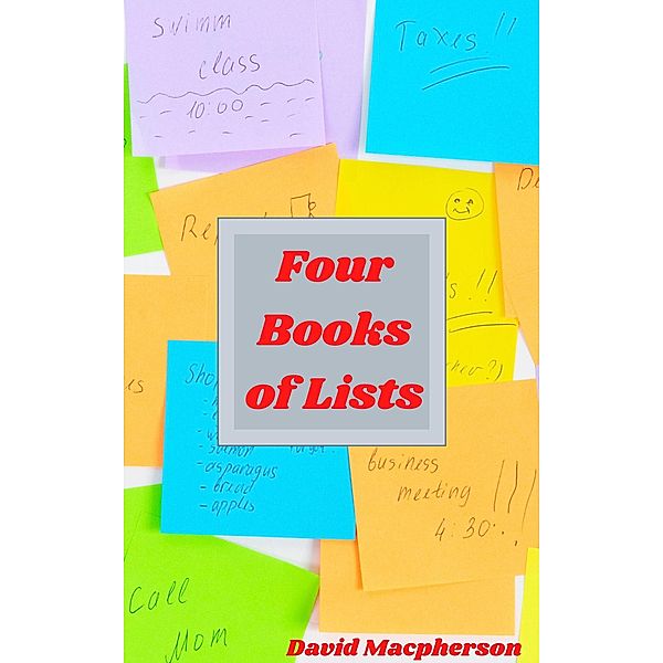 Four Books of Lists, David Macpherson