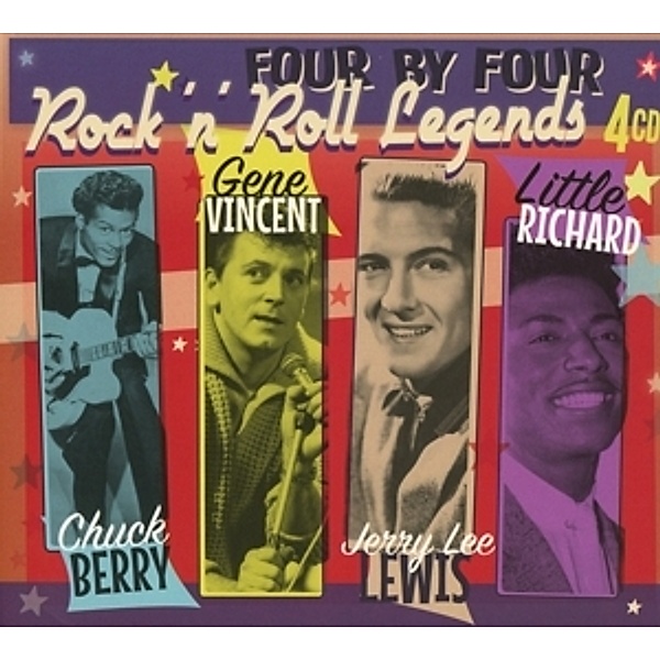 Four By Four - Rock'N'Roll Legends, Chuck Berry, G Vincent, Jerry L Lewis, Little Richard