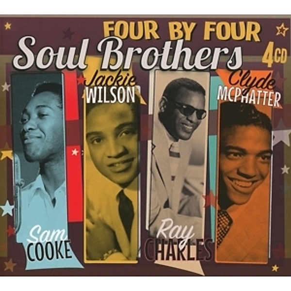 Four By Four - Soul Brothers, Sam Cooke, Jackie Wilson, Ray Charles, C. McPhatter
