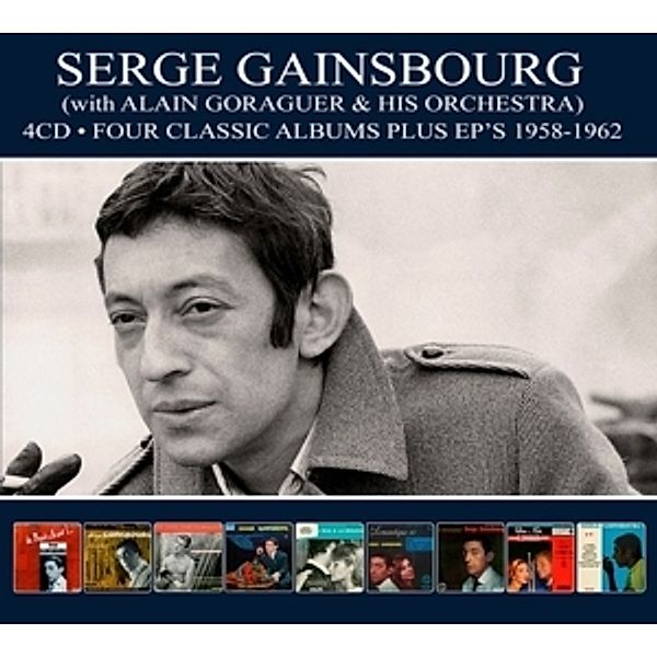 Four Classic Albums Plus Ep'S 1958-1962, Serge Gainsbourg