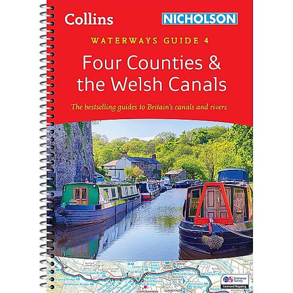 Four Counties and the Welsh Canals, Nicholson Waterways Guides