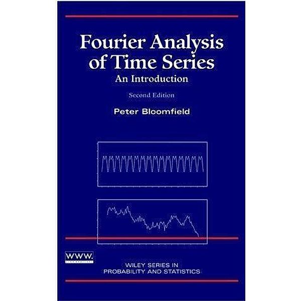 Fourier Analysis of Time Series, Peter Bloomfield