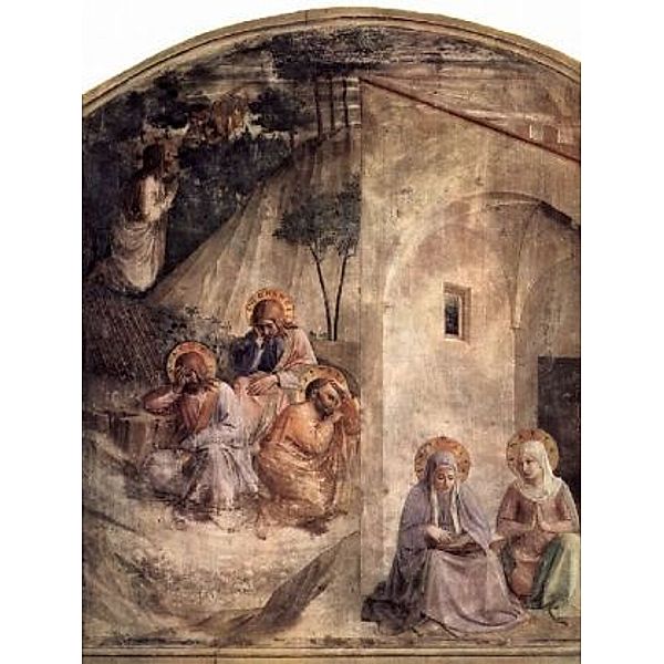 Fra Angelico - Christus auf dem Ölberg im Garten Gethsemane, betende Maria und betende Hl. Marta - 1.000 Teile (Puzzle)