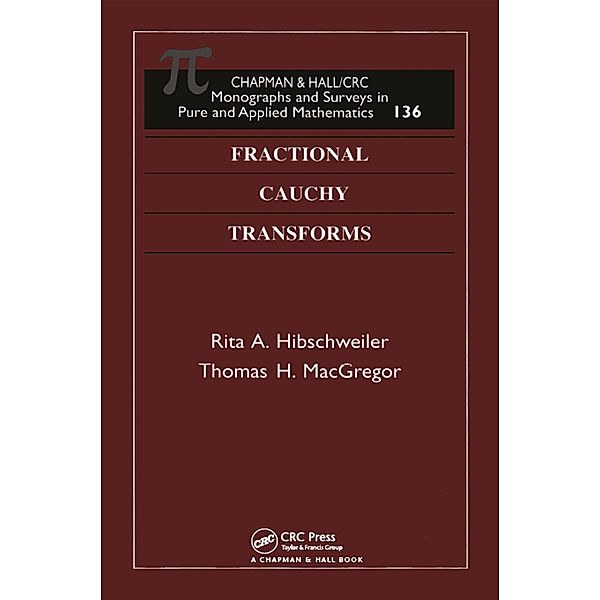 Fractional Cauchy Transforms, Rita A. Hibschweiler