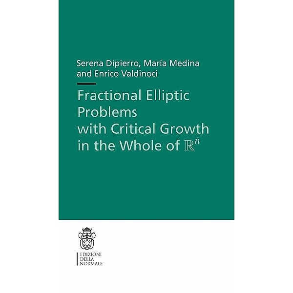 Fractional Elliptic Problems with Critical Growth in the Whole of $\R^n$ / Publications of the Scuola Normale Superiore Bd.15, Serena Dipierro, María Medina, Enrico Valdinoci