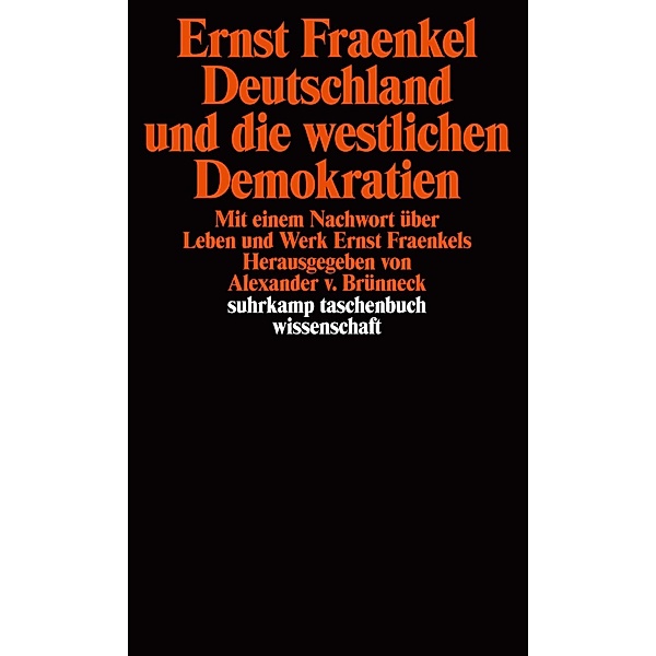 Fraenkel, E: Deutschland und die westlichen Demokratien, Ernst Fraenkel