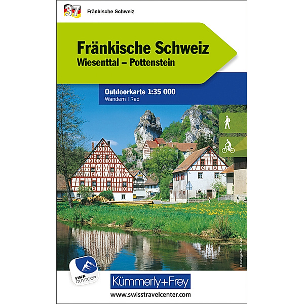 Fränkische Schweiz Nr. 37 Outdoorkarte Deutschland 1:35 000