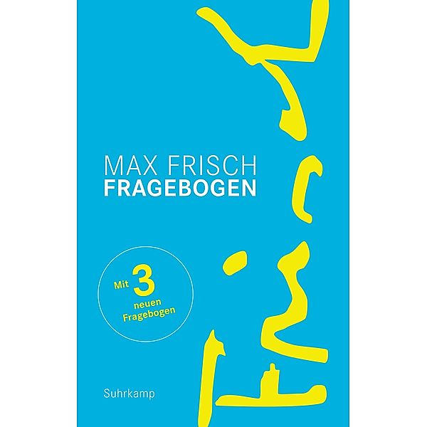 Fragebogen / suhrkamp taschenbücher Allgemeine Reihe Bd.5008, Max Frisch