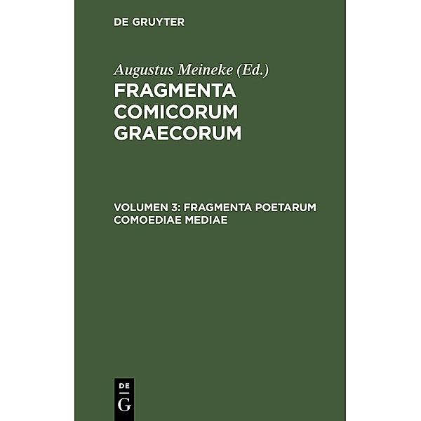 Fragmenta Poetarum Comoediae Mediae